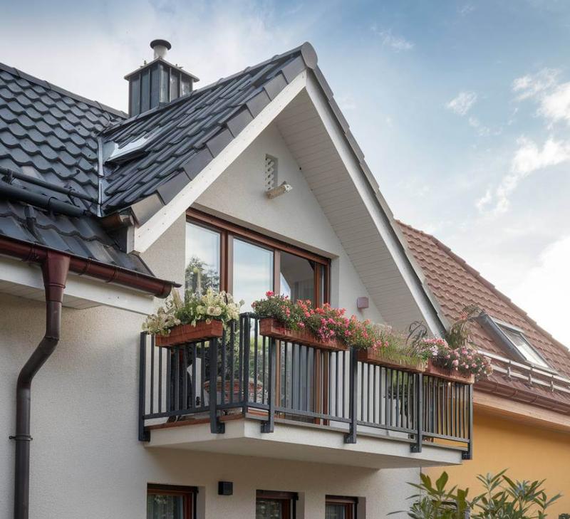 Balkon w domku jednorodzinnym: Co warto wiedzieć o zaletach, wadach i aspektach technicznych?