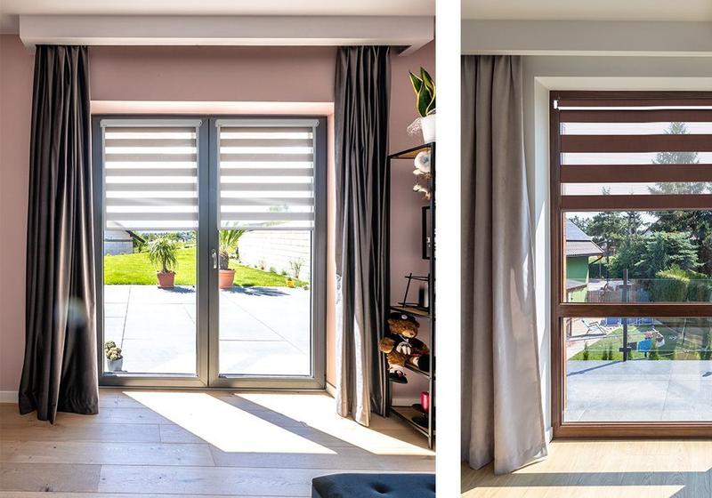 Połączenia rolet i zasłon