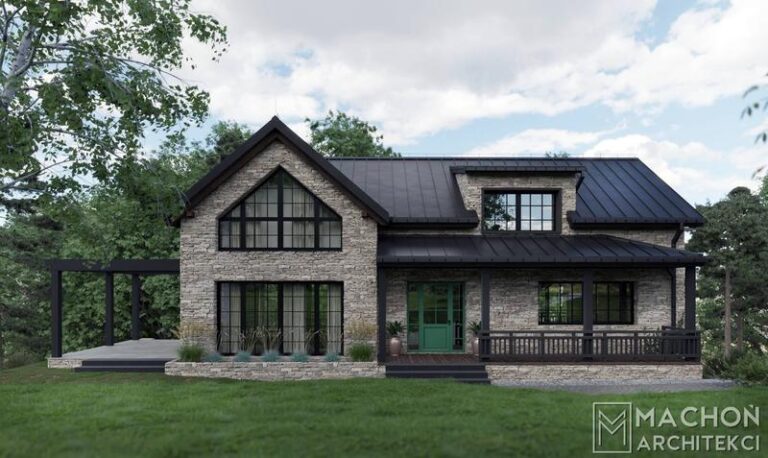 Dom z oknami ze szprosami – subtelna elegancja w architekturze, która zachwyca