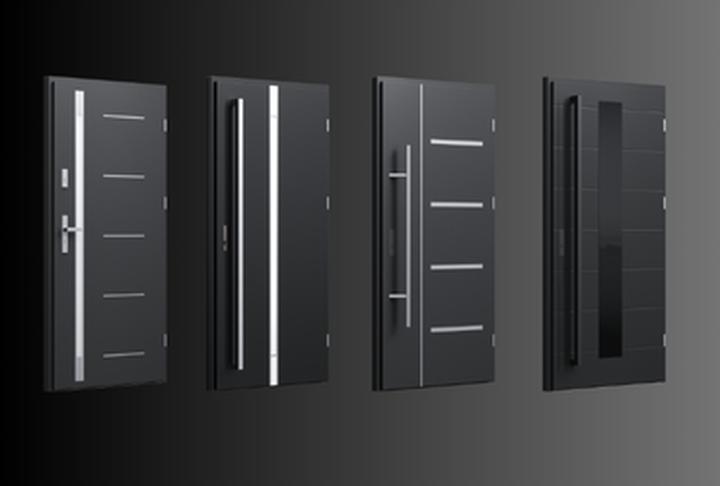 Drzwi Wikęd antracyt