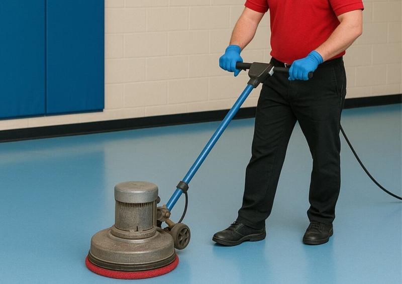 Usuwanie plam z wykładziny PCV