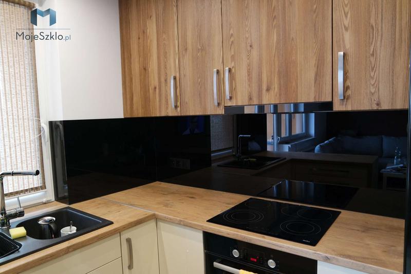 Szklany panel kuchenny lacobel