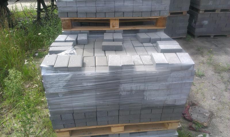 Waga palety kostki brukowej 6 cm